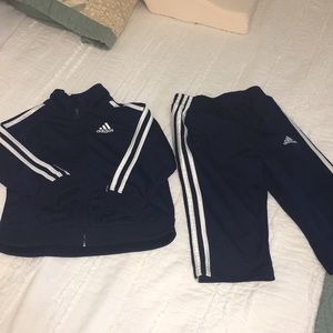 Adidas athletic jacket and pants🔥❤️